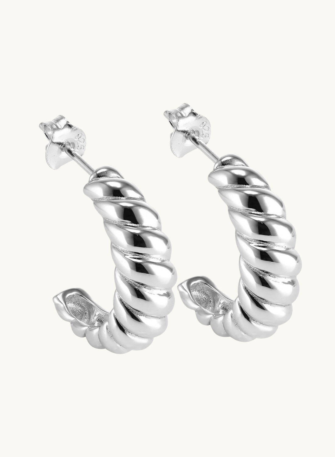 Margot Hoop Earrings SILVER Smith-SMITH-Frolic Girls