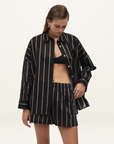 Marle Alisa Short in BLACK STRIPE