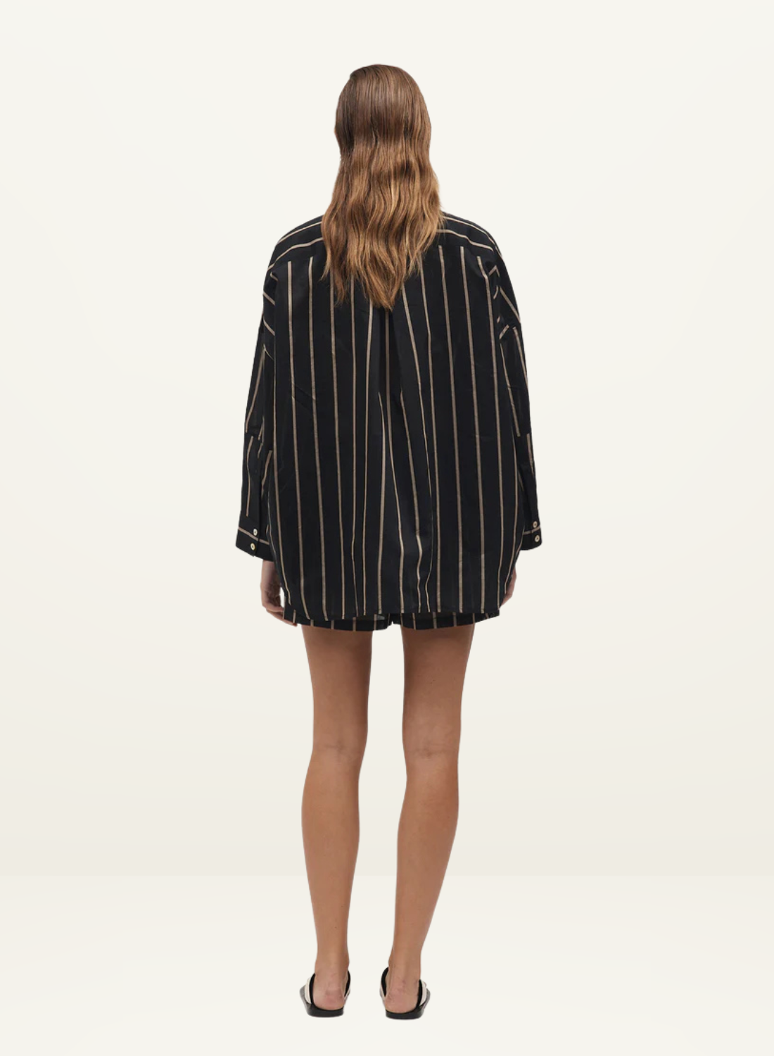 Marle Edie Shirt in BLACK STRIPE