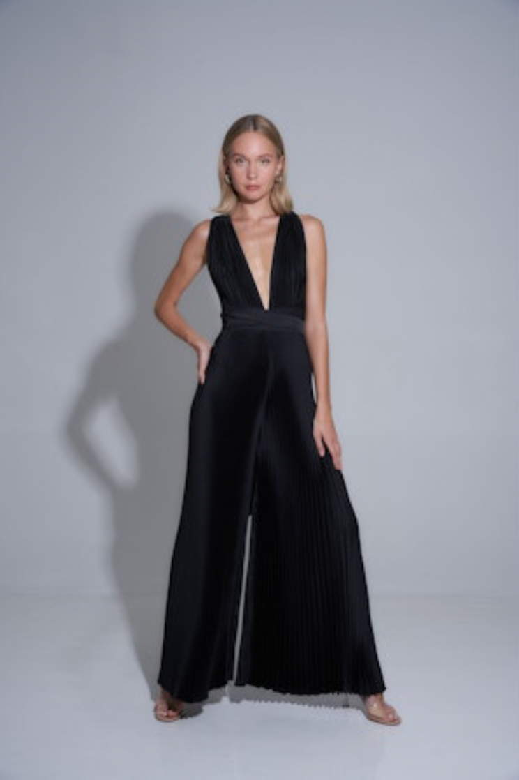 Moderniste Jumpsuit NOIR L’idée-L&#39;IDEE-Frolic Girls