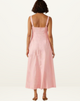 Mon Renn Sunlight Midi Dress in BLUSH PINK-MØN RENN-Frolic Girls