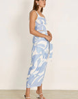 Surreal Wrap Skirt BLUE & WHITE Mon Renn-MØN RENN-Frolic Girls