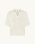 Morrison Chiara Knit Top in White