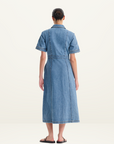 Morrison Jacque Denim Shirt Dress in Classic Blue