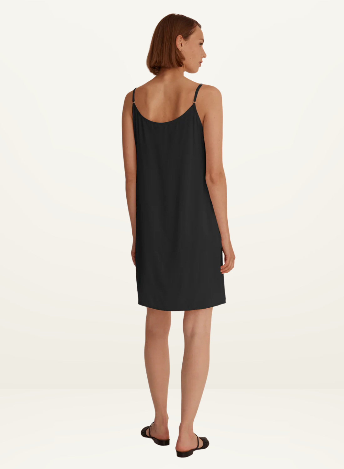 Morrison Oden Slip Dress in BLACK