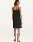 Morrison Oden Slip Dress in BLACK