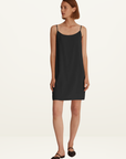 Morrison Oden Slip Dress in BLACK