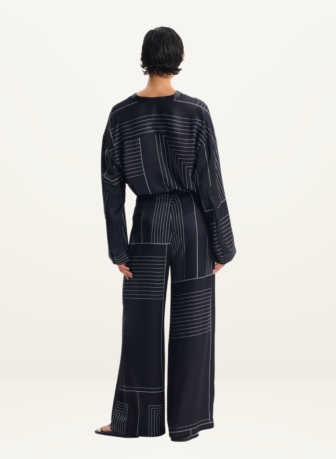 Morrison Priya Shirt in BLACK &amp; WHITE