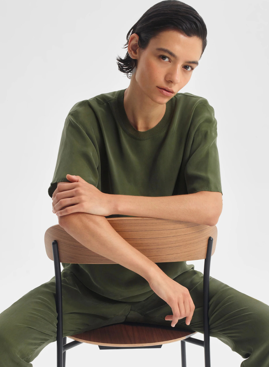 Morrison Zeke Top in Olive