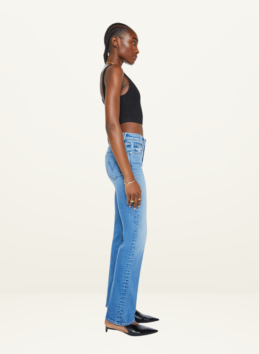 Mother Denim Kick It Jean in Fan Favourite