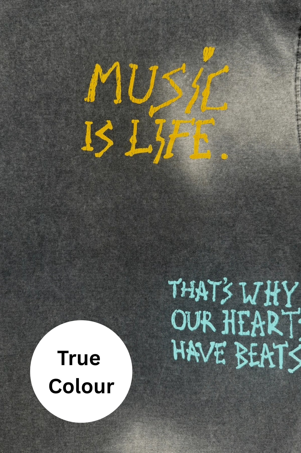 Sabbi Music Is Life Tee in Black