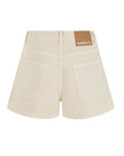 Nagnata Vegetable Dye Bermuda Short in Bone White