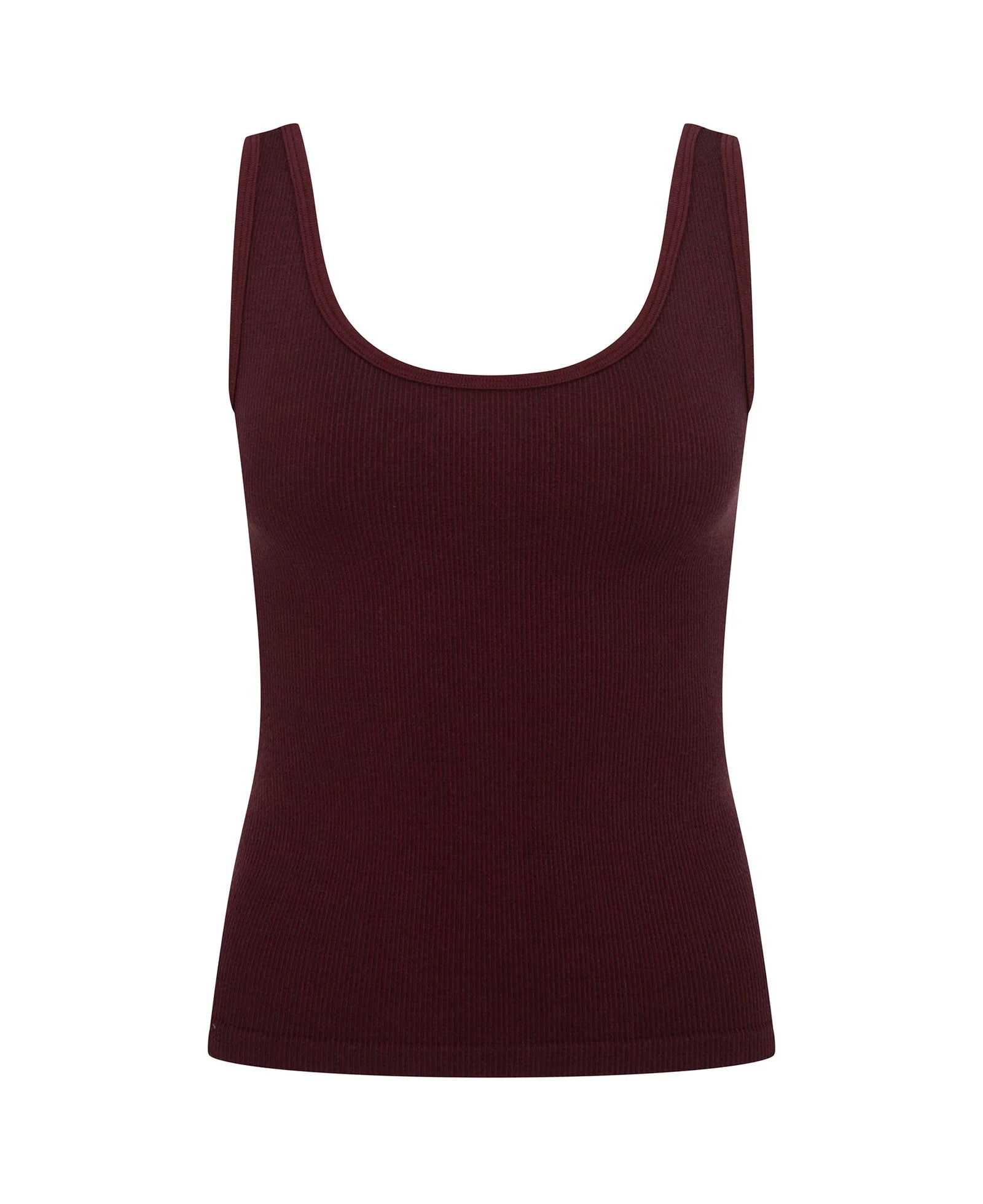 Nagnata Avika Wool Tank in Mulberry