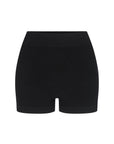 Nagnata Classic Micro Wool Mini Short in Black