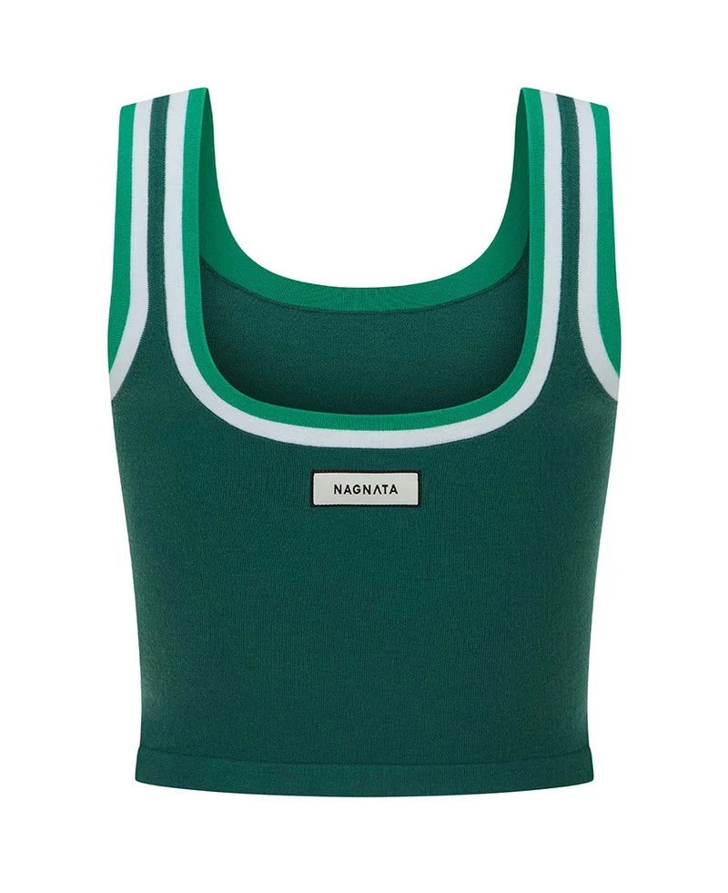 Nagnata Classic Retro Tank in Kelp