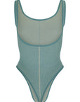 Nagnata Classic Wool Bodysuit in Frost