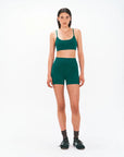 Nagnata Cross Back Wool Bralet in Kelp