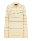 Nagnata Organic Drop Needle Polo in Vanilla
