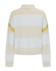Nagnata Organic Ivy Crop Polo in Vanilla