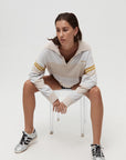 Nagnata Organic Ivy Crop Polo in Vanilla
