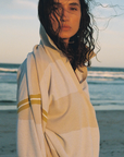 Nagnata Organic Ivy Crop Polo in Vanilla