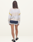 Nagnata Organic Ivy Crop Polo in Vanilla
