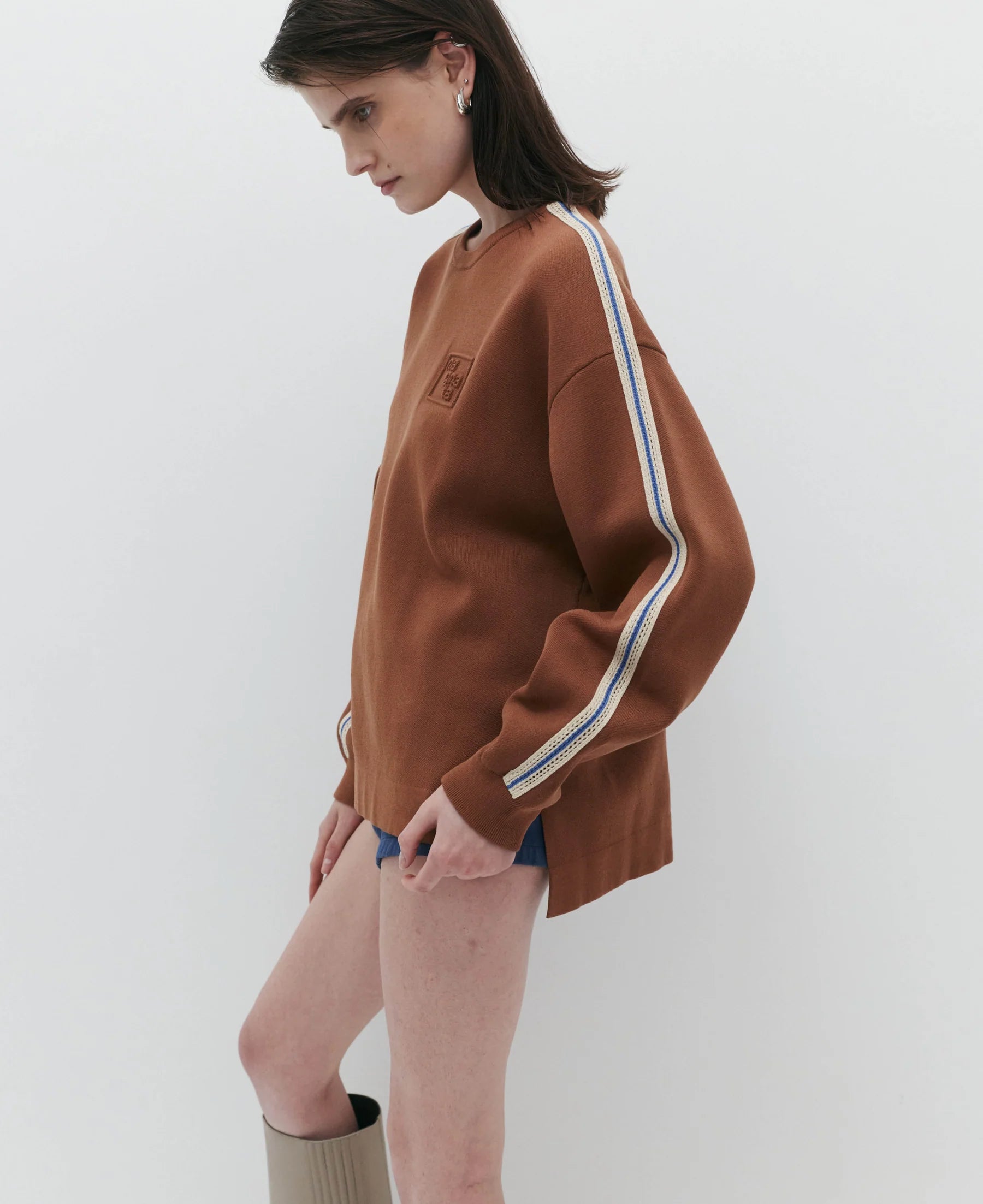 Nagnata Organic Miro Sweater in Cinnamon