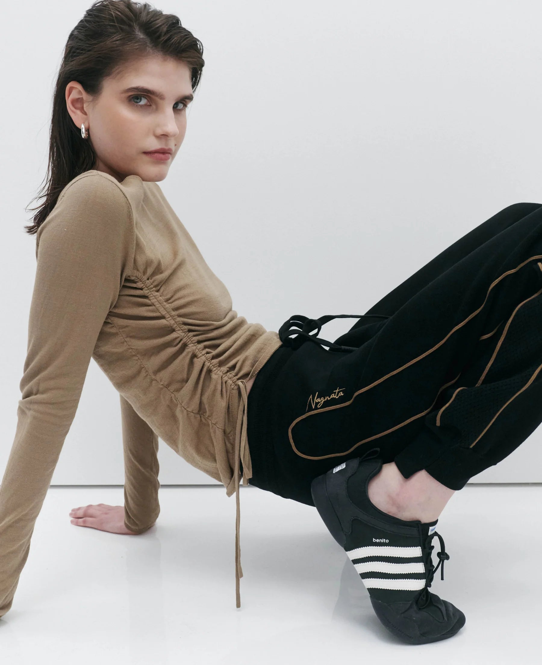 Nagnata Organic Raya Track Pant in Black