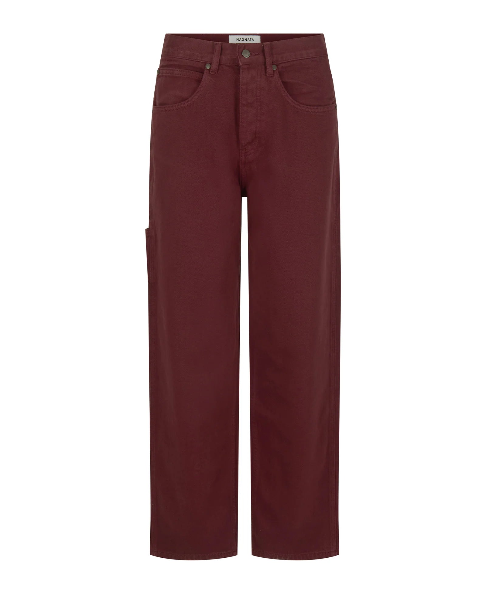 Nagnata Vegetable Dye Utility Jean in Maruun