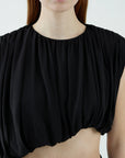 Overflow Drape Blouse BLACK Third Form-Third Form-Frolic Girls