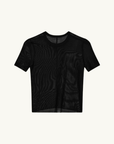 PE Nation Discovery Mesh Tee in BLACK