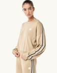 PE Nation Retreat Knit Pant in OXFORD TAN