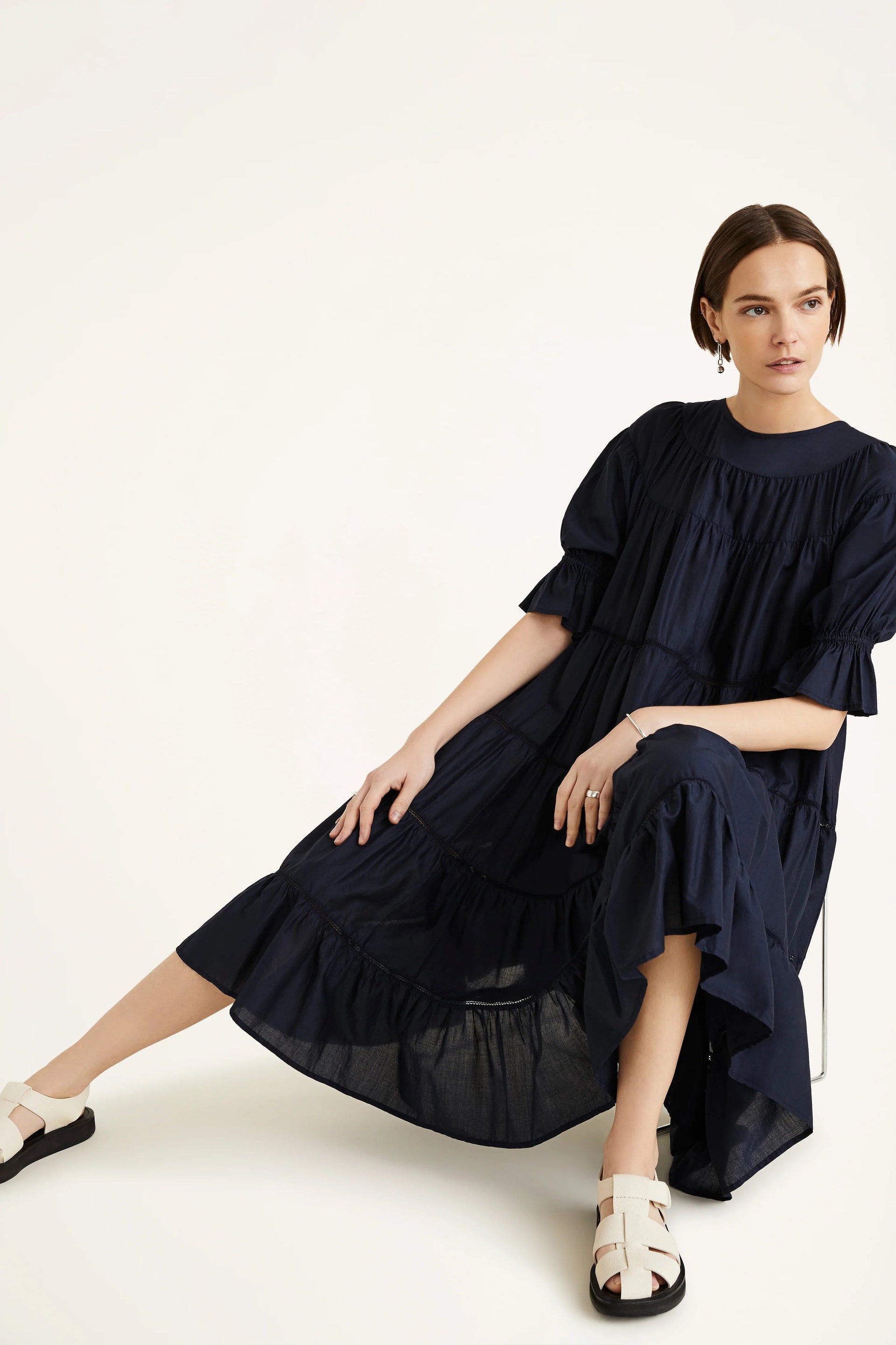 Paradise Dress NAVY Merlette NYC