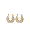 Pave Mini Donut Earrings GOLD Luv Aj-Luv Aj-Frolic Girls