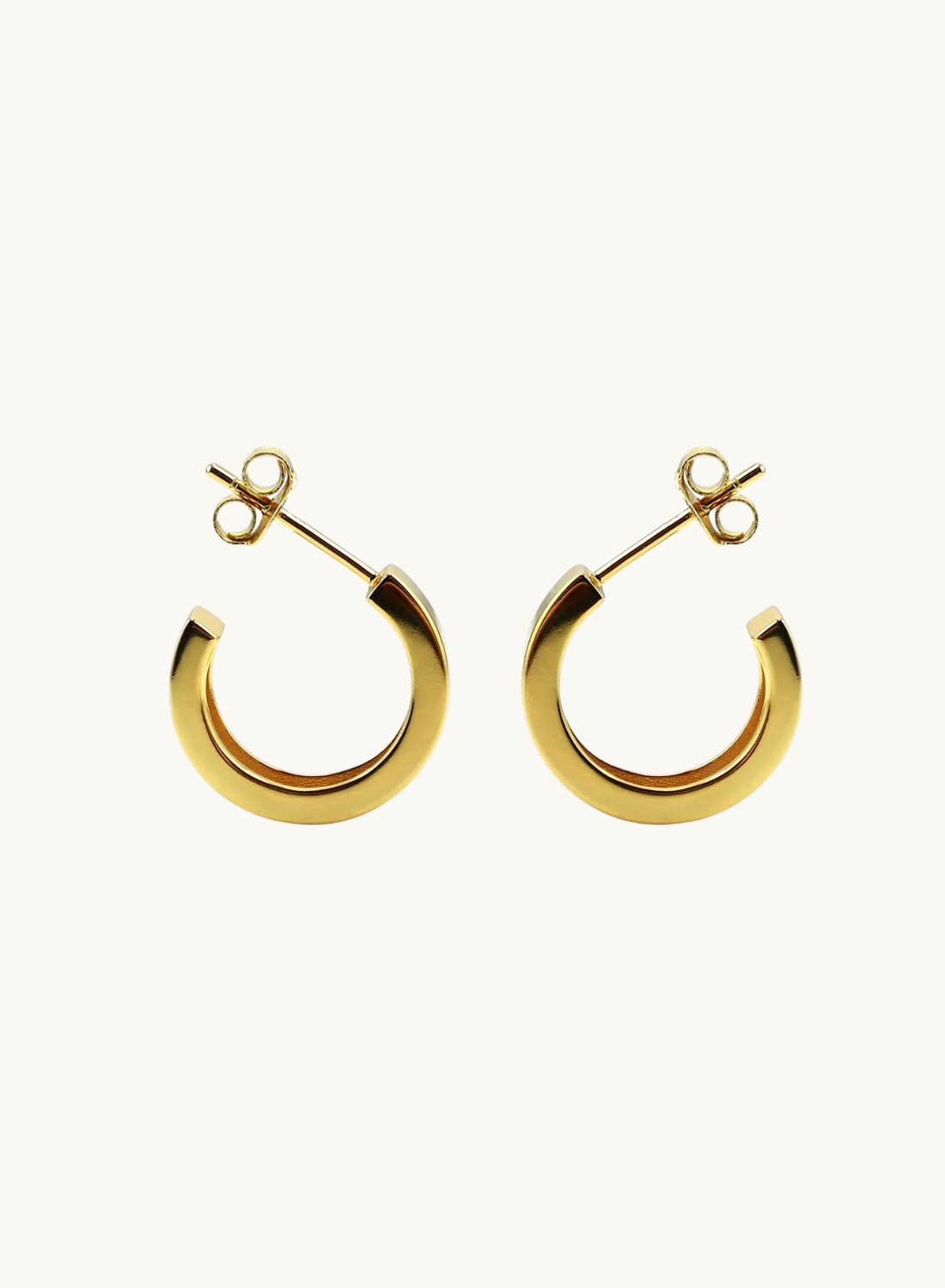 Prea Edge Hoop Earrings GOLD Smith-SMITH-Frolic Girls