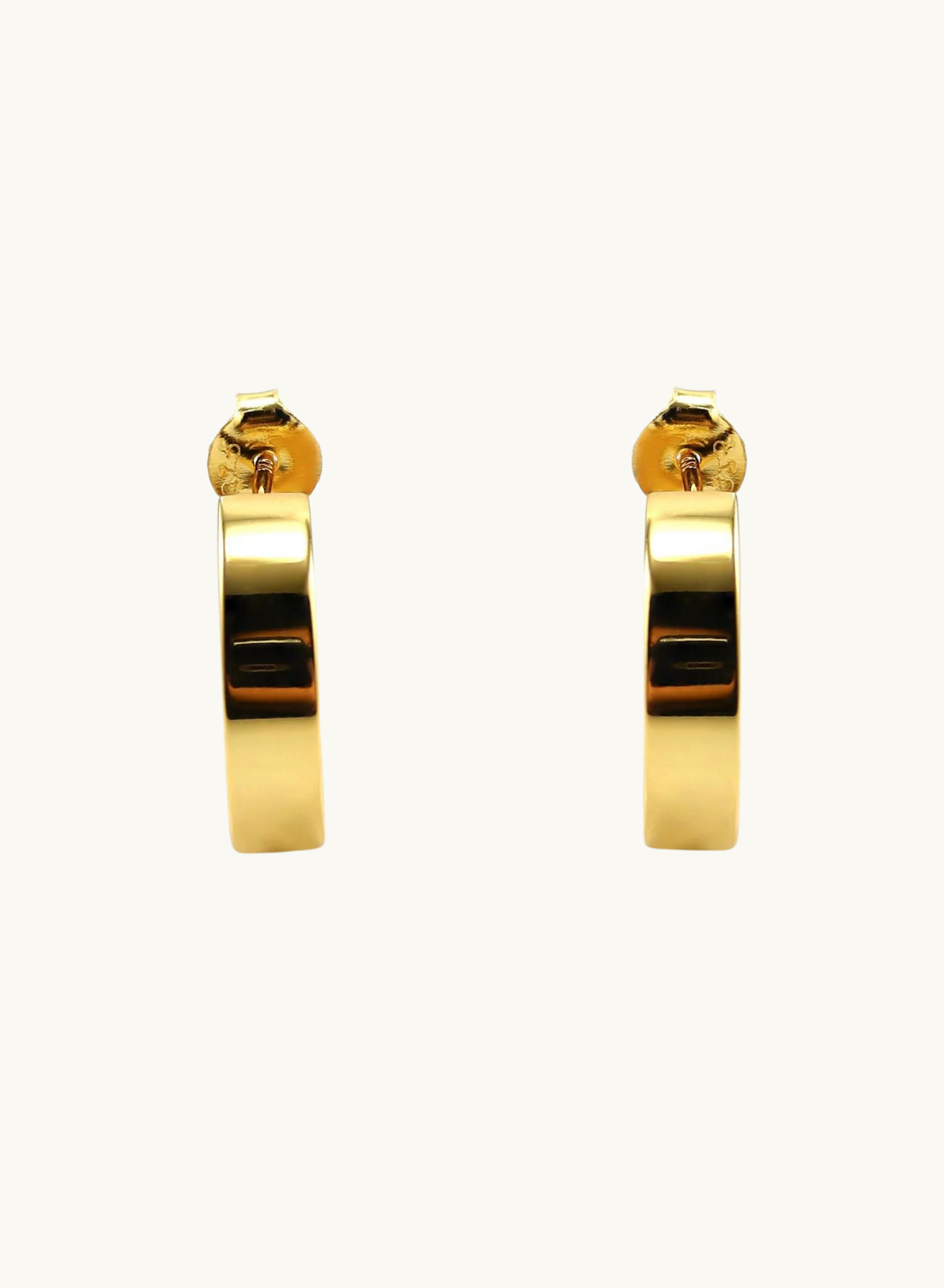 Prea Edge Hoop Earrings GOLD Smith-SMITH-Frolic Girls