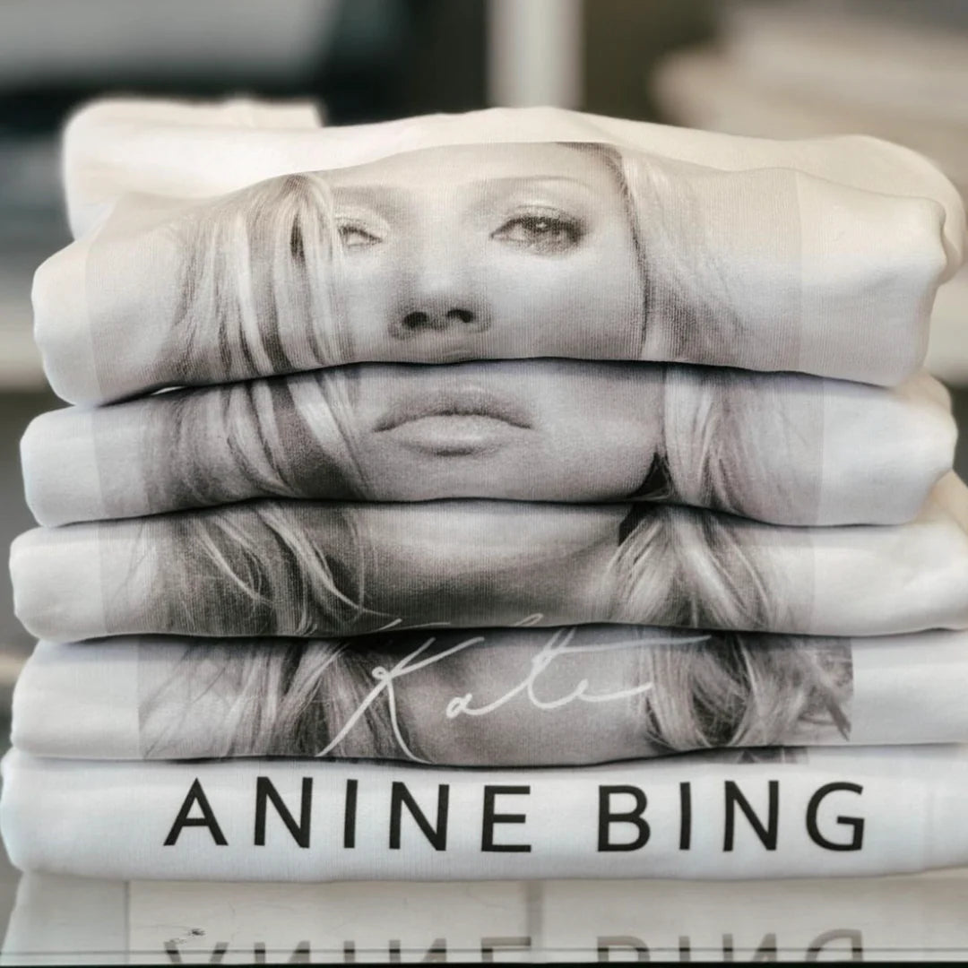 Ramona Sweatshirt Kate Moss WHITE Anine Bing-Anine Bing-Frolic Girls