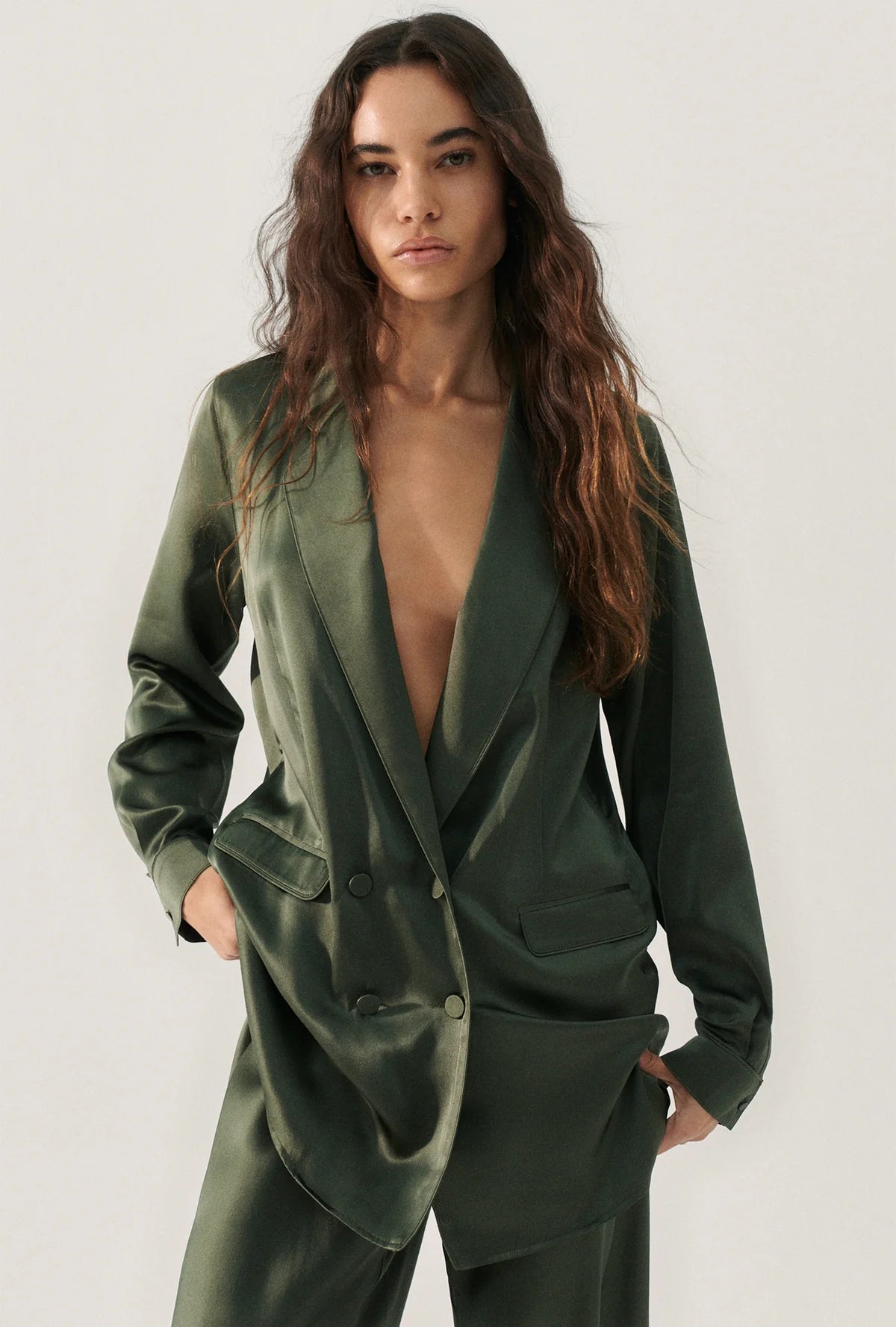 Relaxed Blazer THYME Silk Laundry-Silk Laundry-Frolic Girls