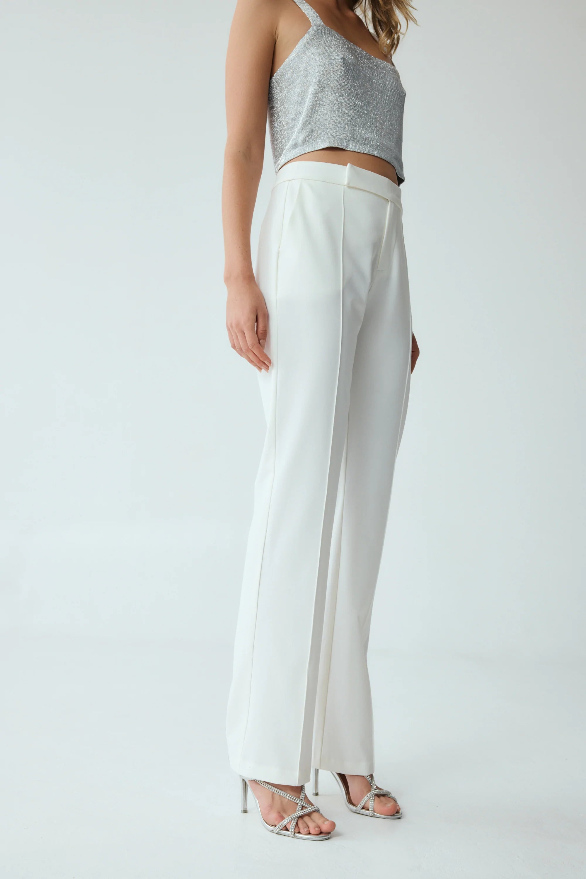 Reset Tailored Pant WHITE Third From-Third Form-Frolic Girls