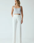 Reset Tailored Pant WHITE Third From-Third Form-Frolic Girls