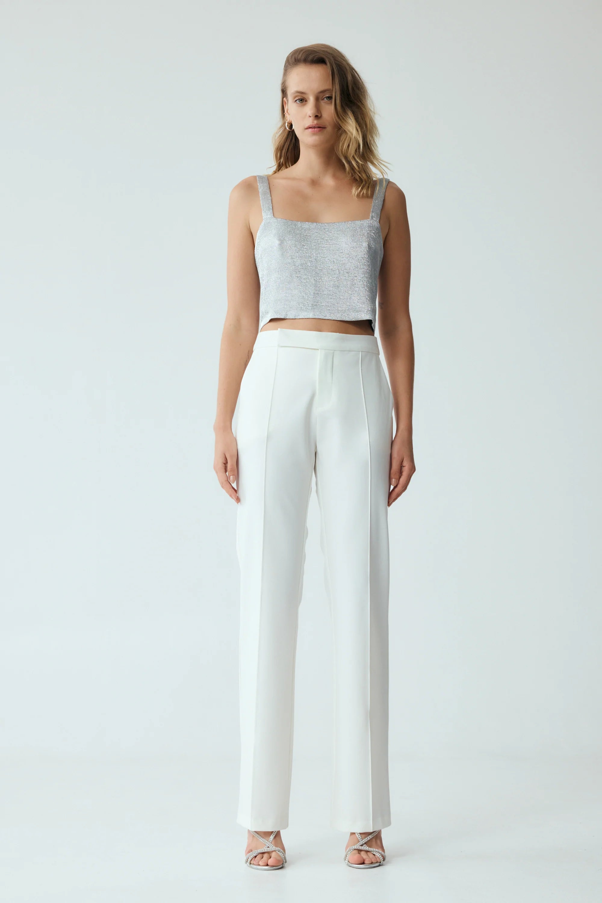 Reset Tailored Pant WHITE Third From-Third Form-Frolic Girls