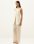 Roame Estella Vest in Ivory