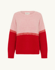 Roame Reggie Sweater in RED & PINK