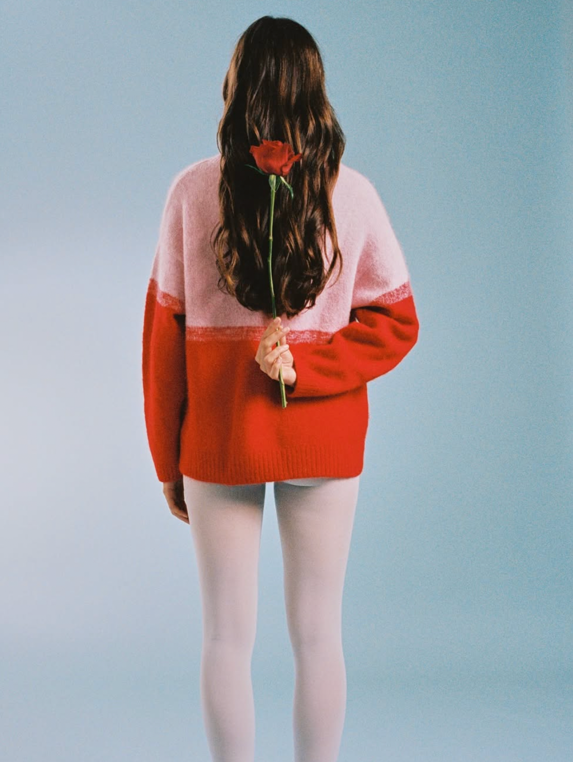 Roame Reggie Sweater in RED &amp; PINK