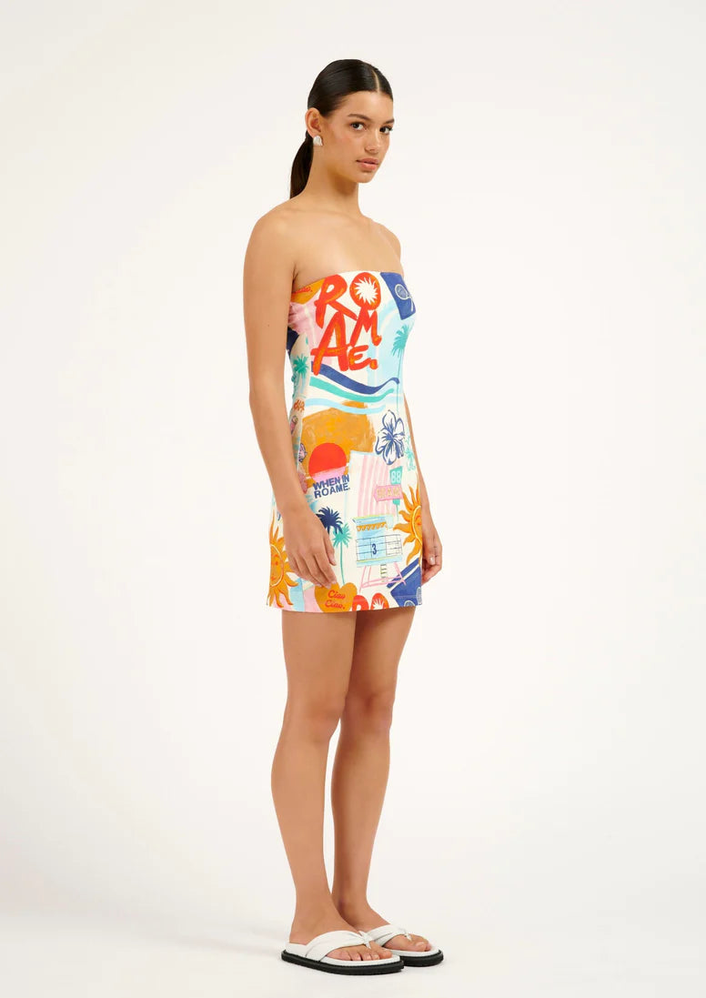 Riva Mini Dress CIAO MIAMI Roame-Roame-Frolic Girls