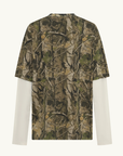 SSAINT Boxy Layered Tee in Vintage Camo