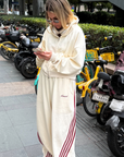 SŚAINT Cropped Hoodie in BUTTER
