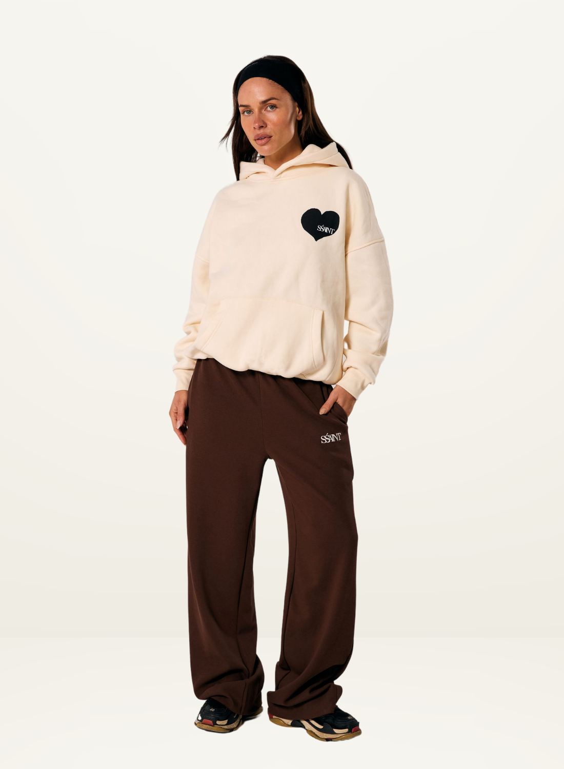SŚAINT Lounge Pants in BROWN