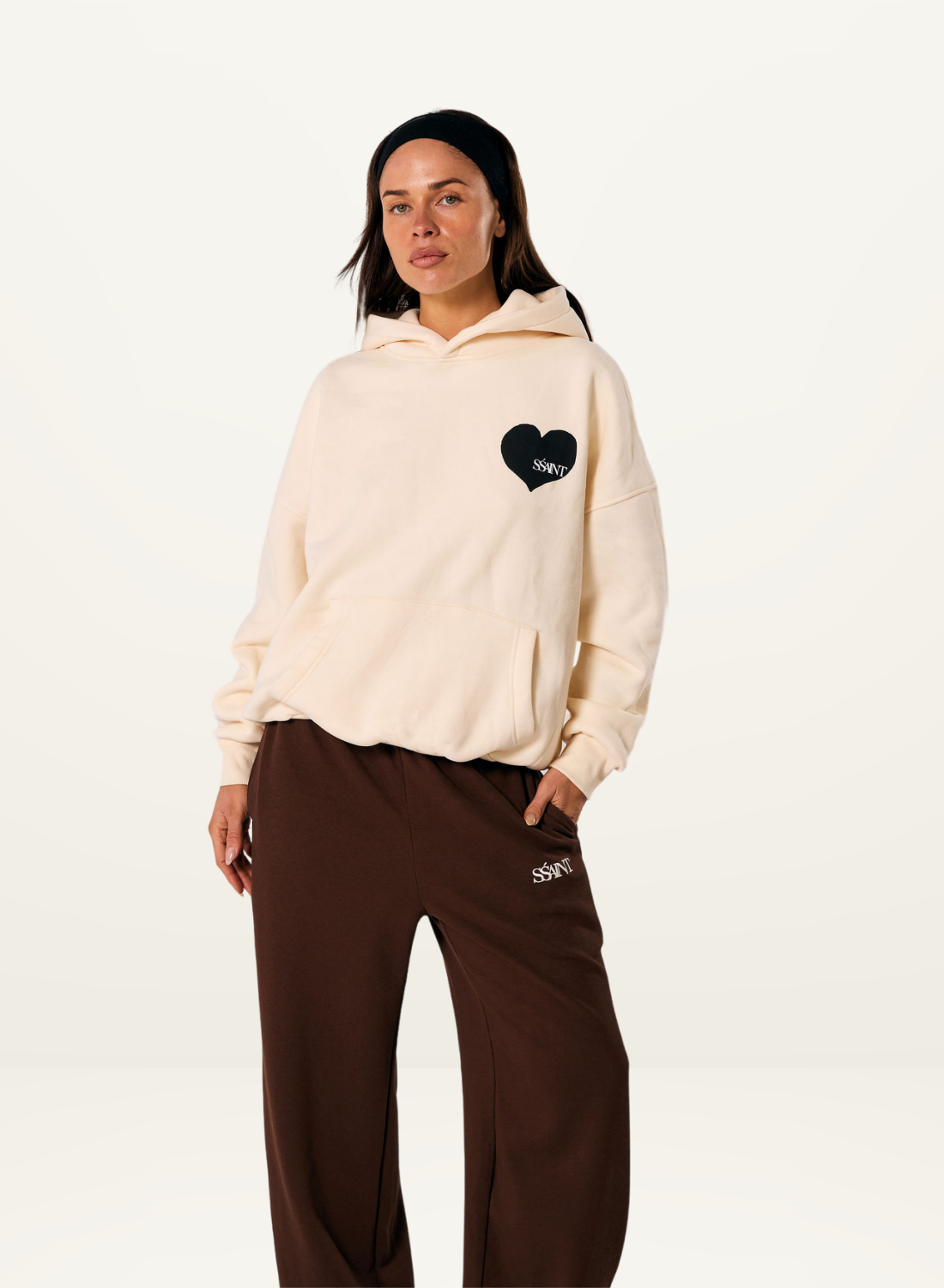 SŚAINT Lounge Pants in BROWN
