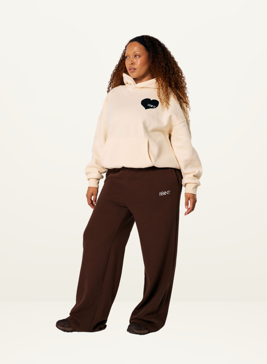 SŚAINT Lounge Pants in BROWN